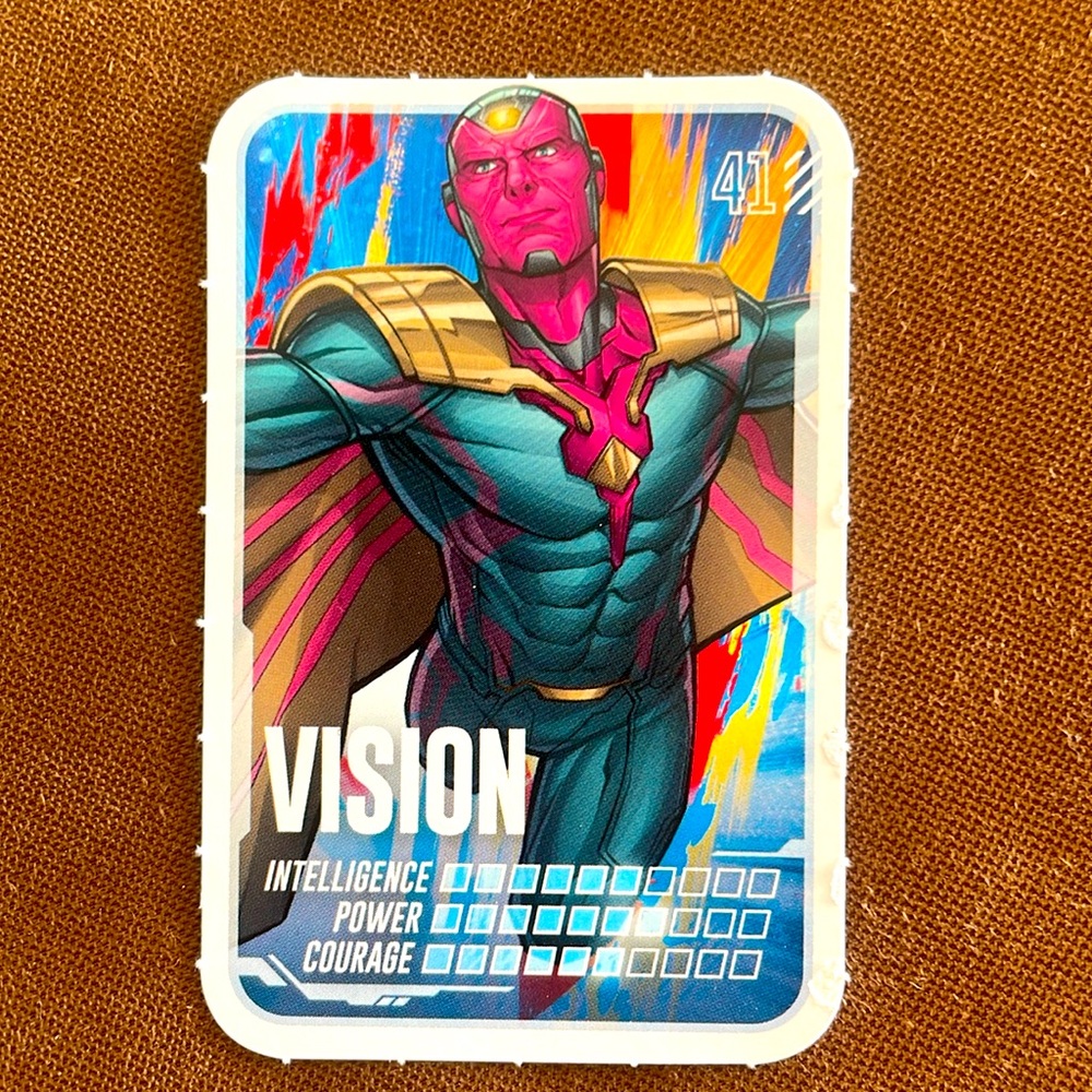 Marvel Collectors Card #41 - VISION